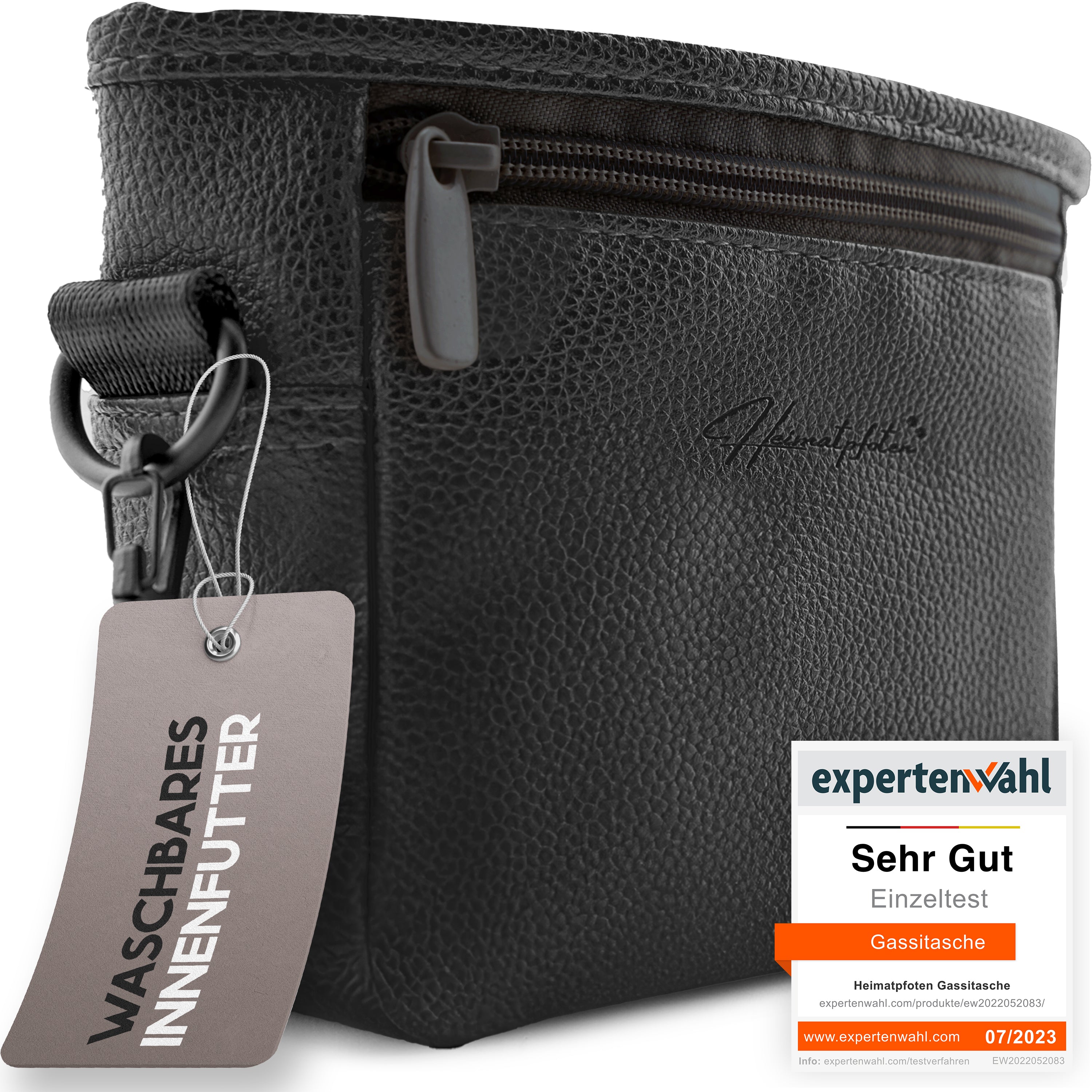 Hunde-Leckerlitasche | Schwarz | L