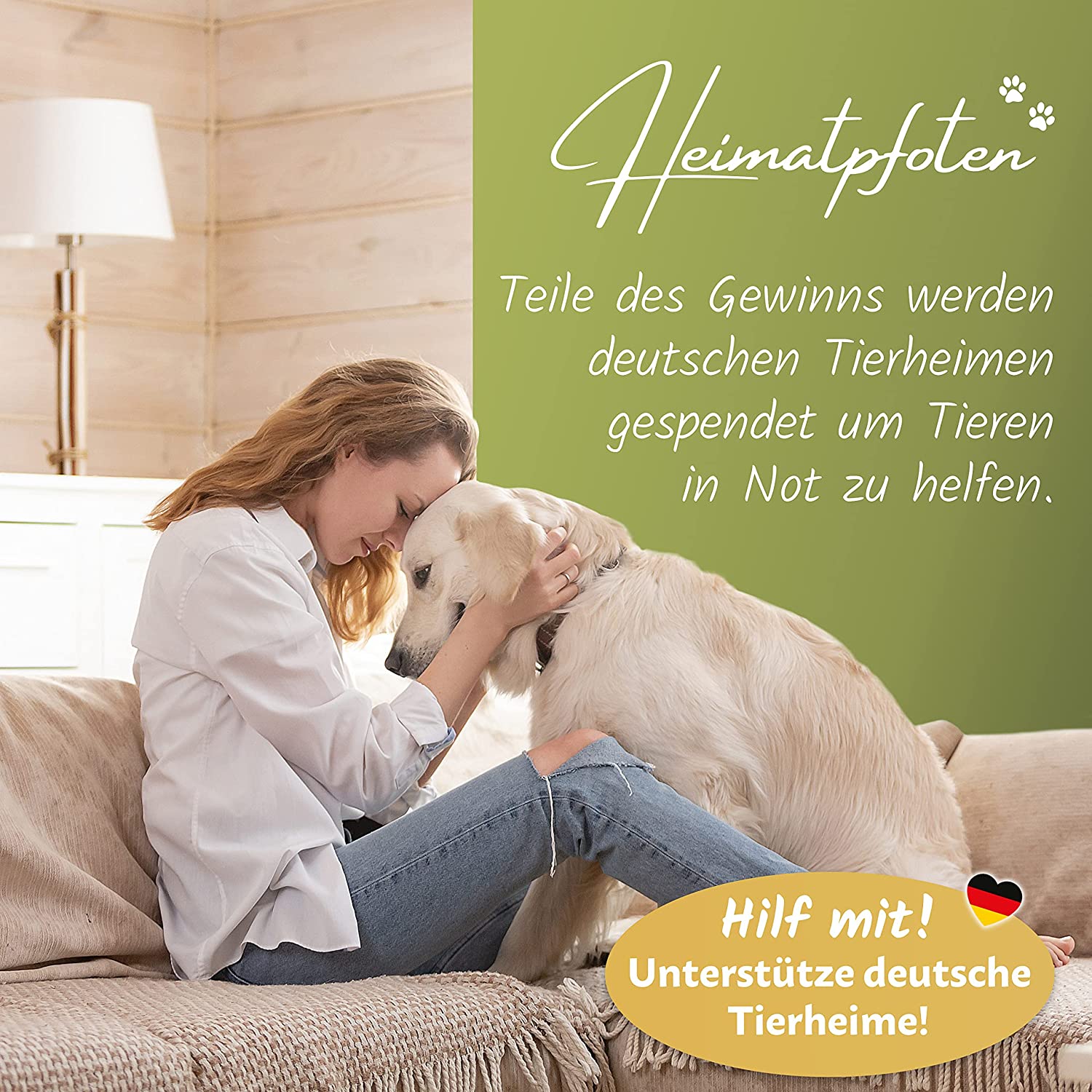 Hunde-Leckerlitasche | Cognac-Braun | M